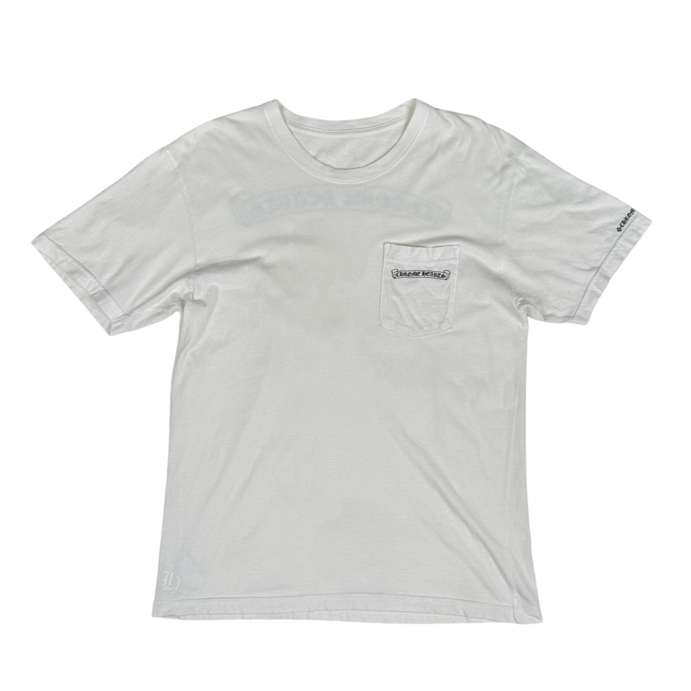 CHROME HEARTS SCROLL POCKET LOGO TEE