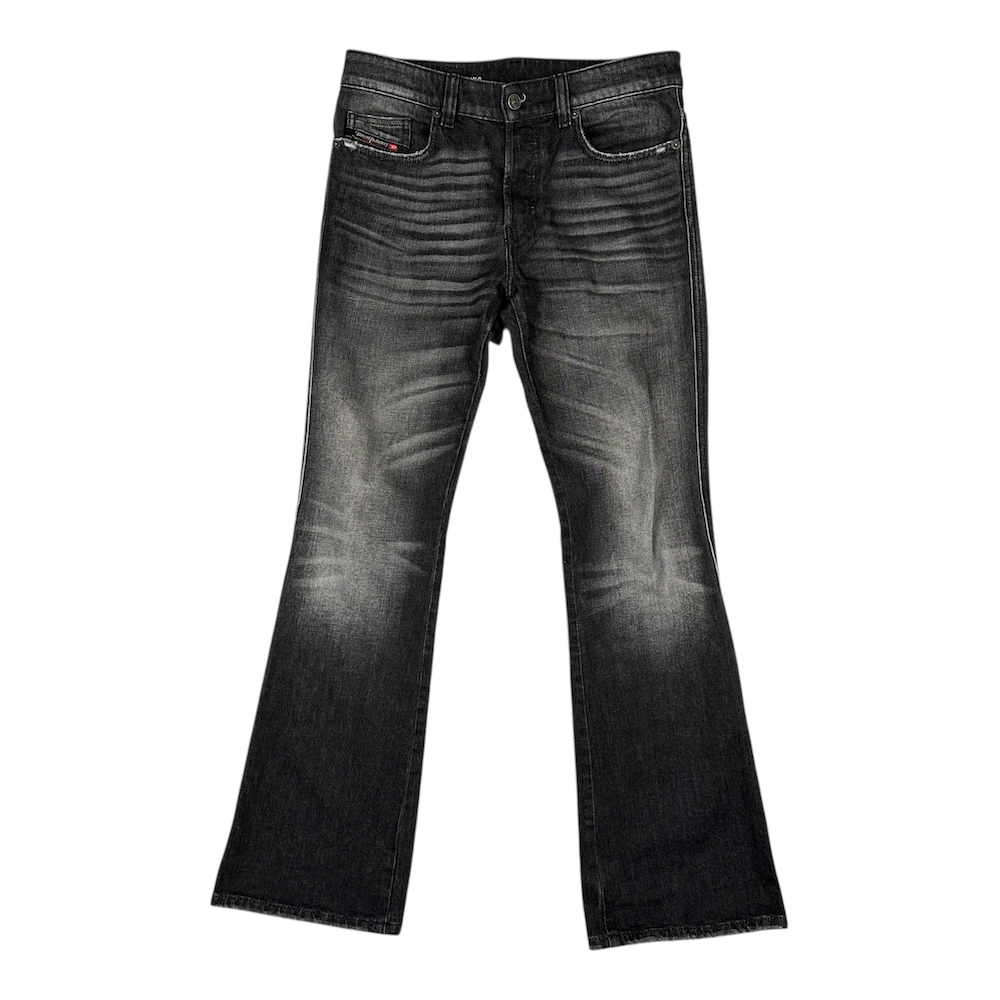 DIESEL GREY WASH FLARED DENIM