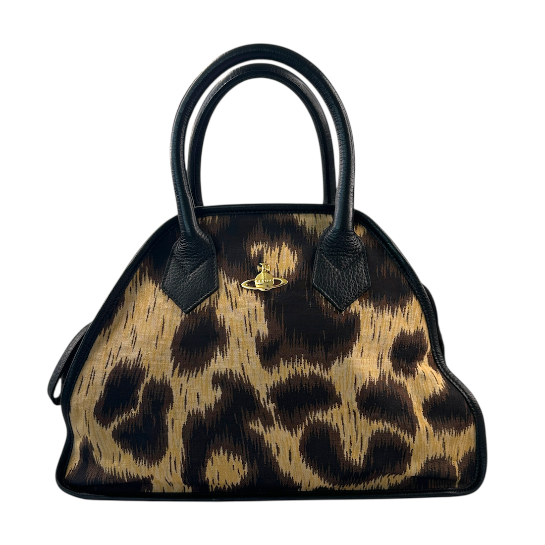 VIVIENNE WESTWOOD LEOPARD PRINT YASMIN BAG
