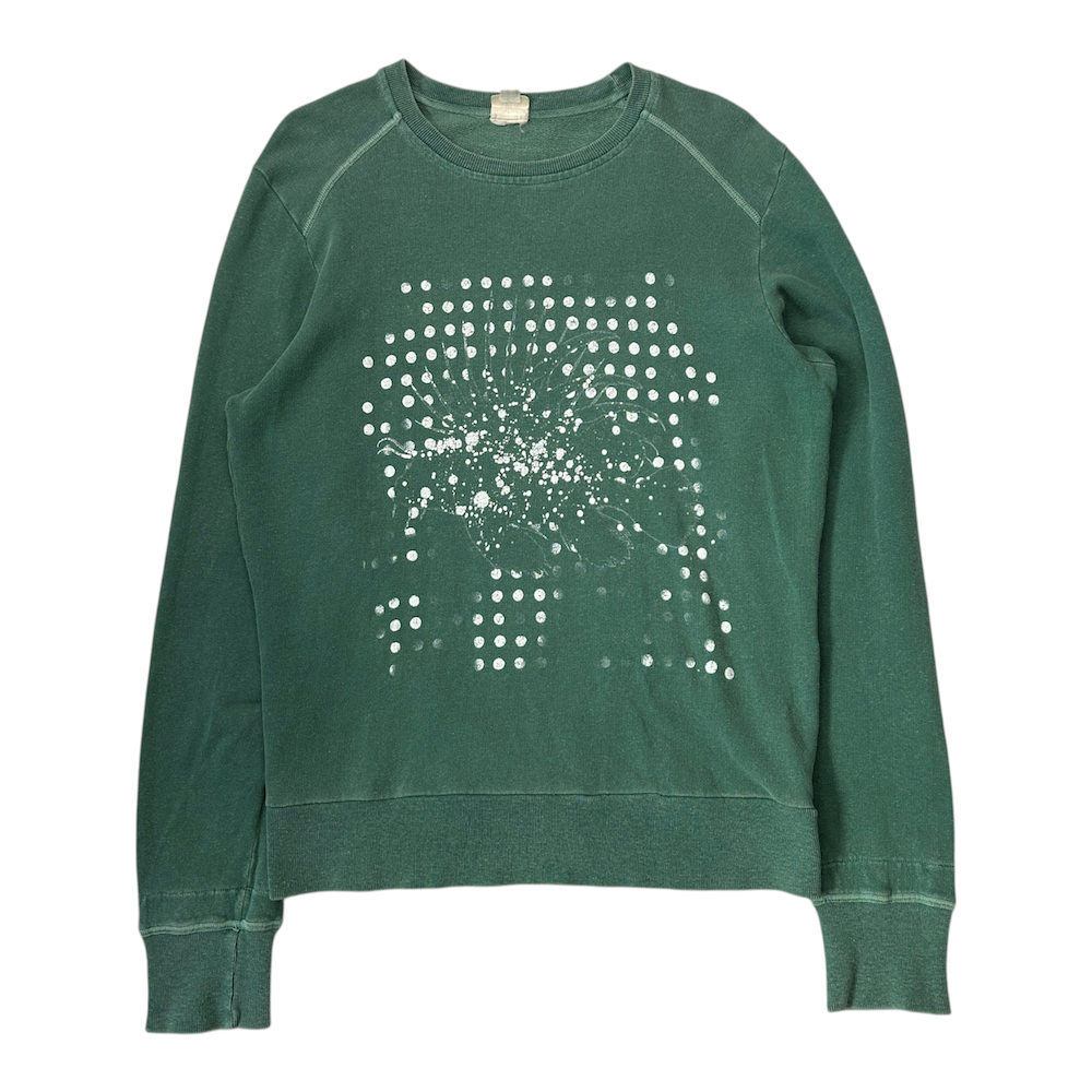 DIESEL POLKA DOT PRINT CREWNECK