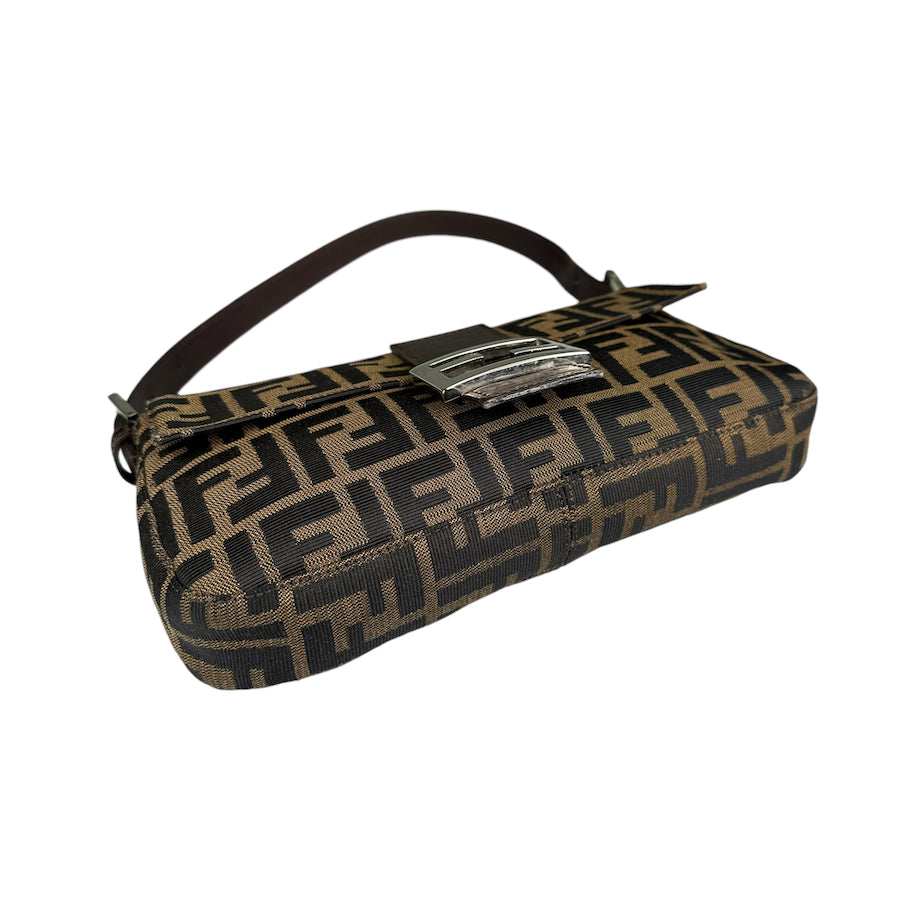 FENDI ZUCCA CANVAS BAGUETTE BAG