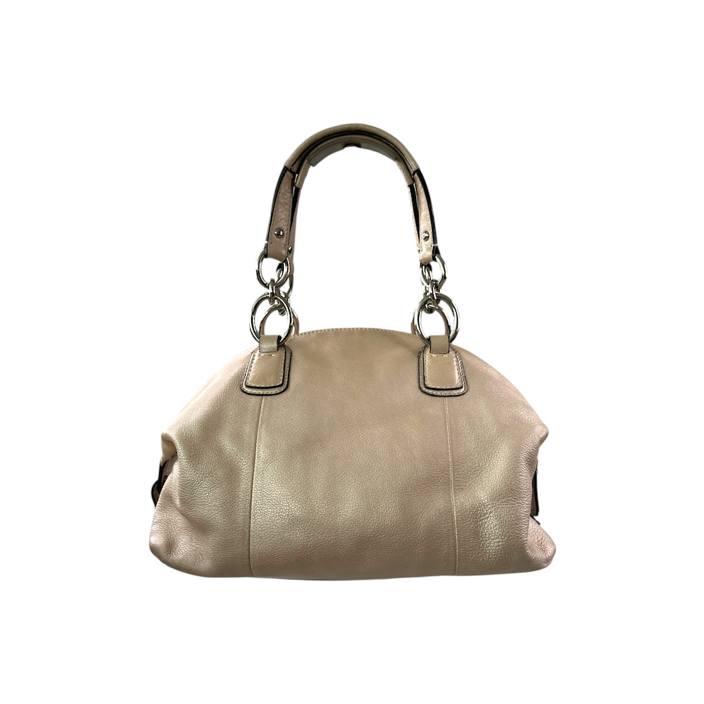 COACH LEATHER BOWLING BAG