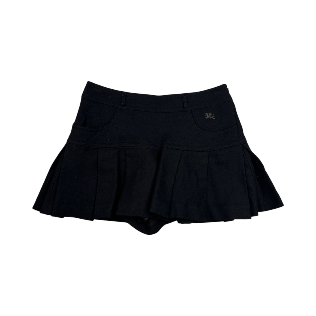 (36) BURBERRY BLUE LABEL WOOL SKORT