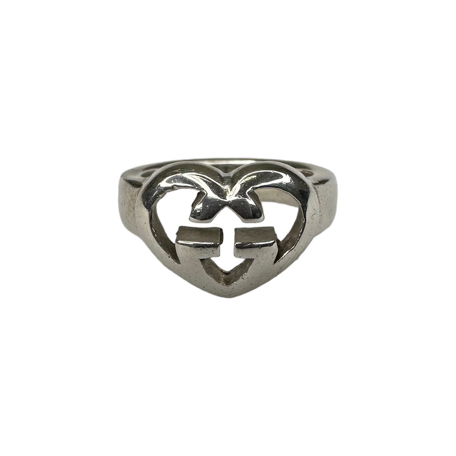 GUCCI INTERLOCKING G HEART RING (9)