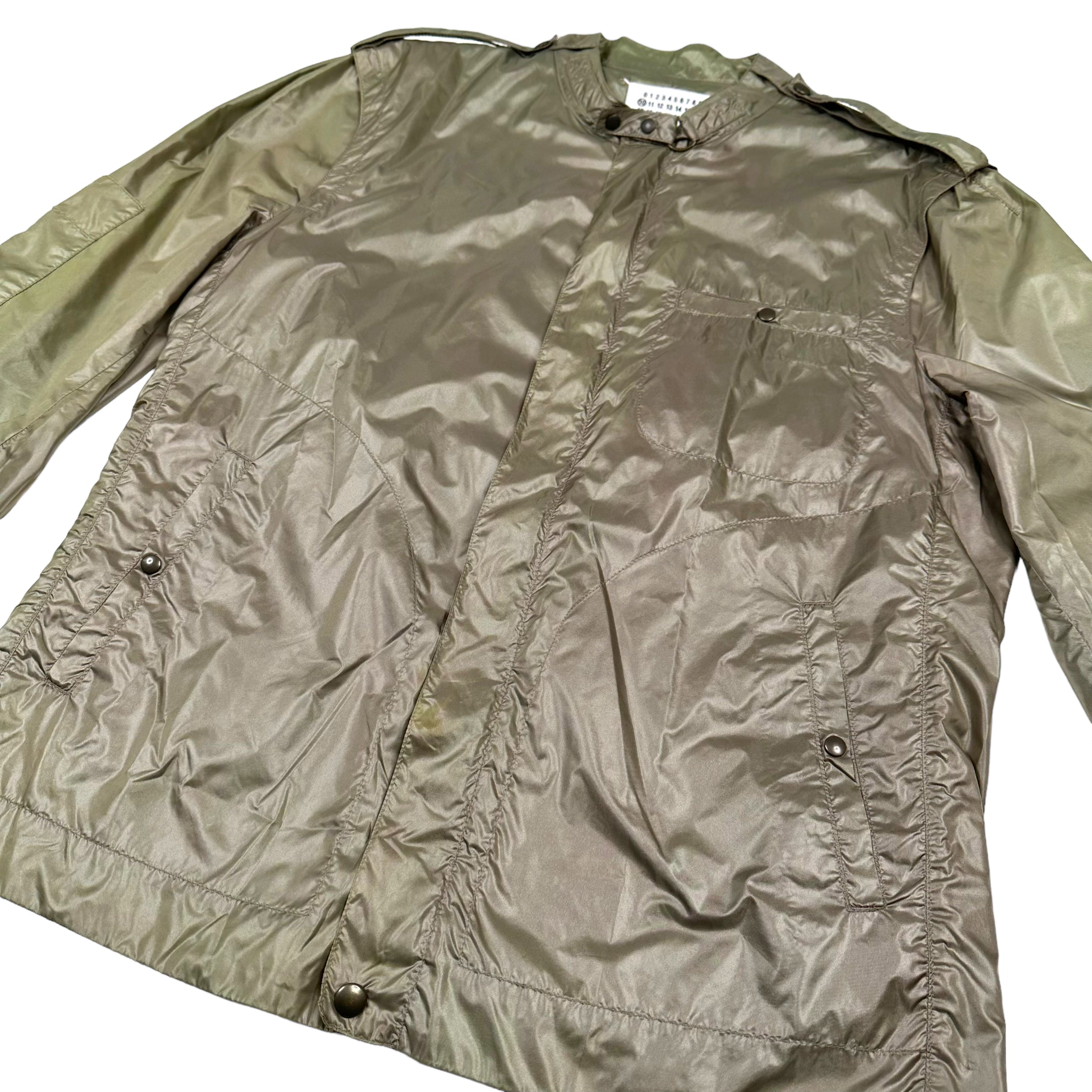 MAISON MARGIELA SS2008 NYLON BIKER JACKET