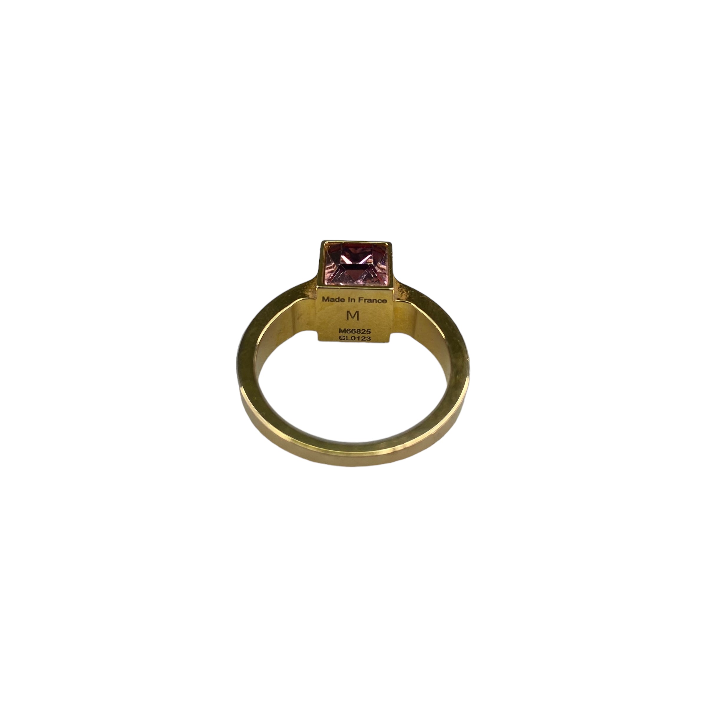 LOUIS VUITTON GOLD GAMBLE STONE RING - 3 COLOUR STONES