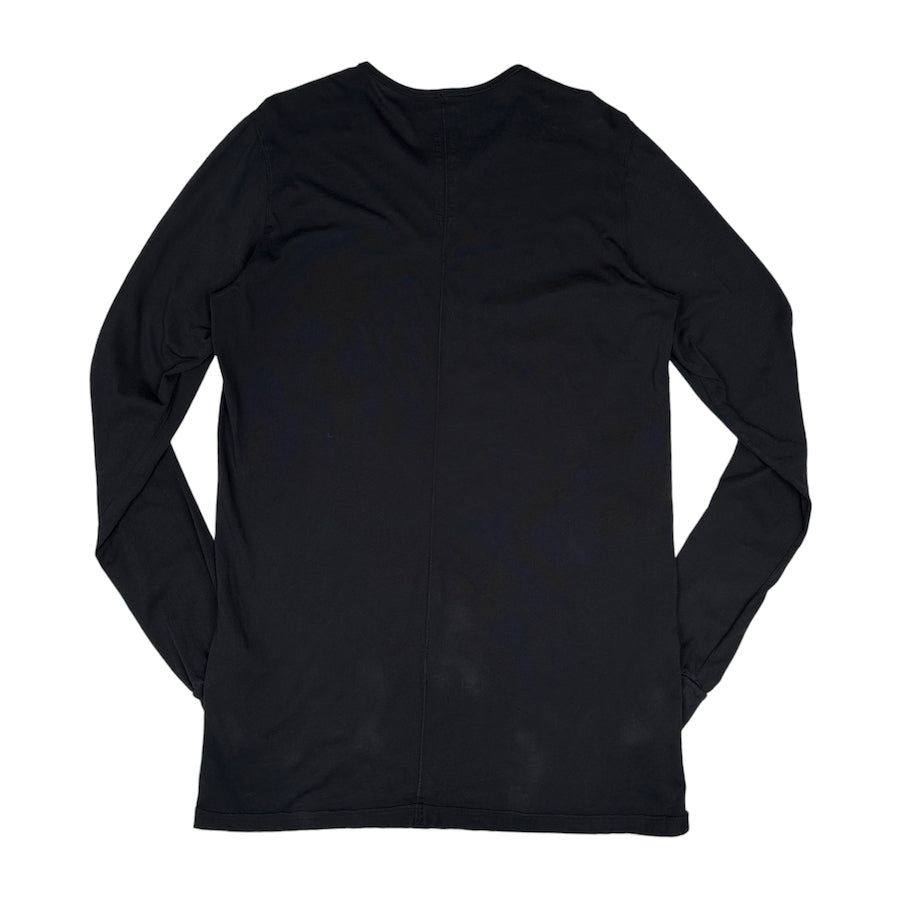 RICK OWENS DRKSHDW SS18 LONG SLEEVE - BLACK