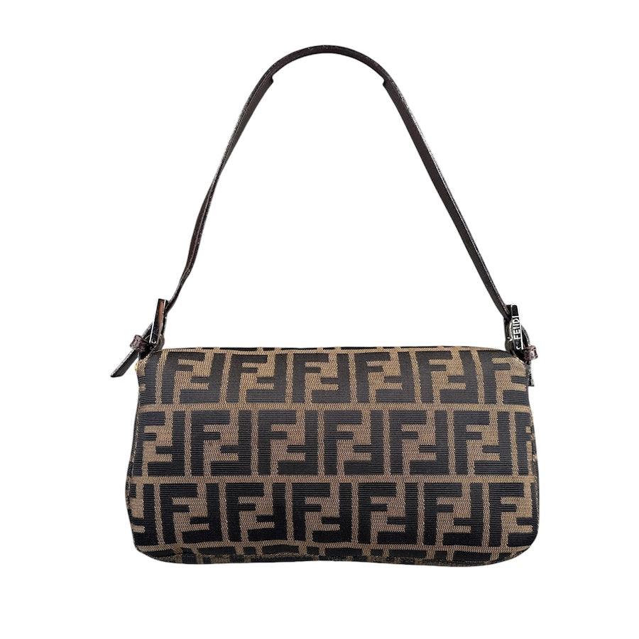 FENDI ZUCCA CANVAS BAGUETTE BAG