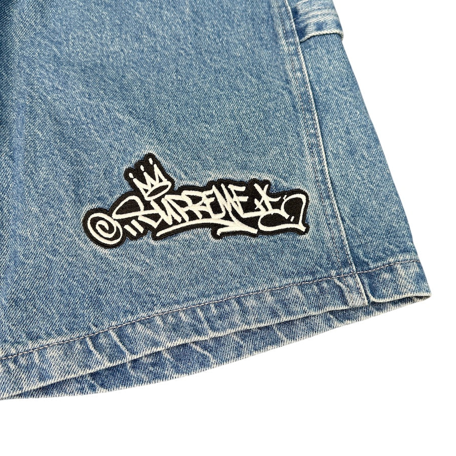 SUPREME SS21 HANDSTYLE DENIM SHORTS