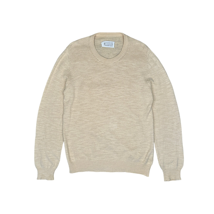 MAISON MARGIELA 2000 BEIGE KNITTED SWEATER