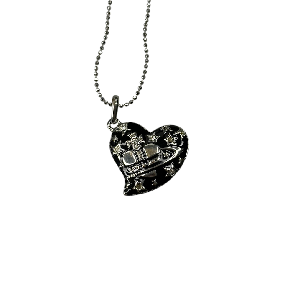 VIVIENNE WESTWOOD HEART & STARS PENDANT (REPLACEMENT CHAIN)