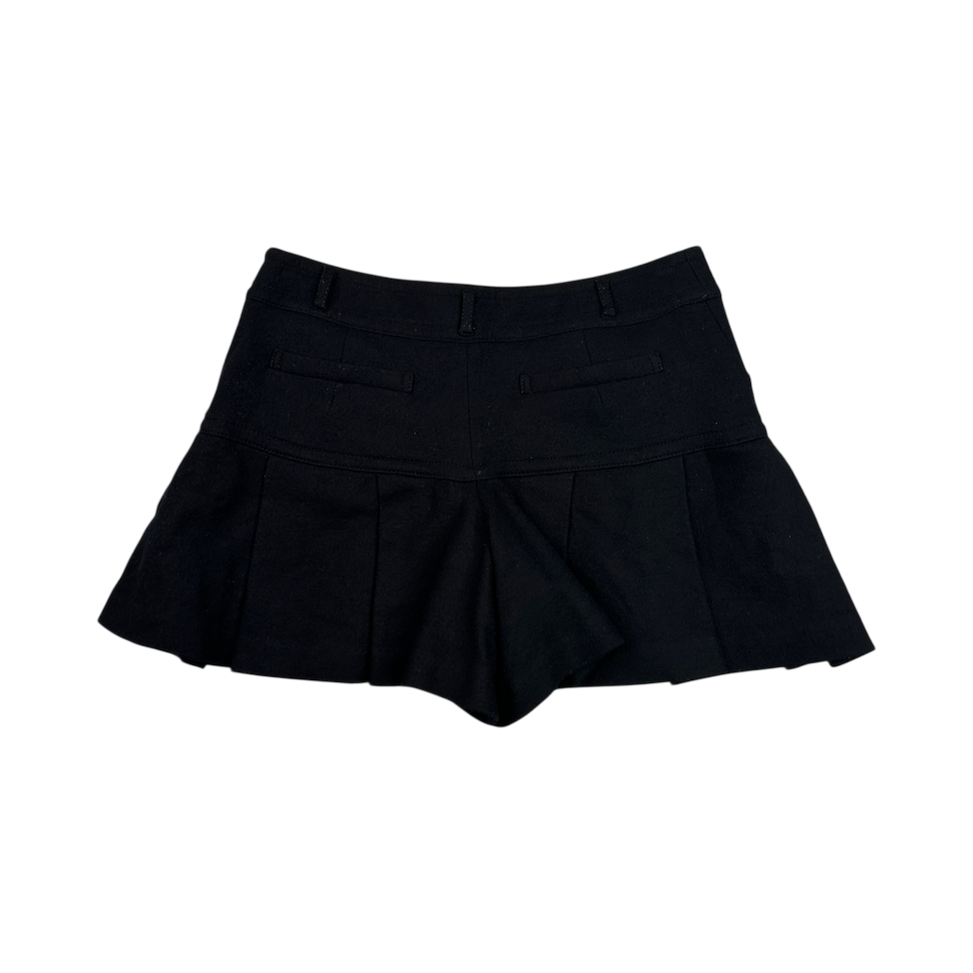 (36) BURBERRY BLUE LABEL WOOL SKORT