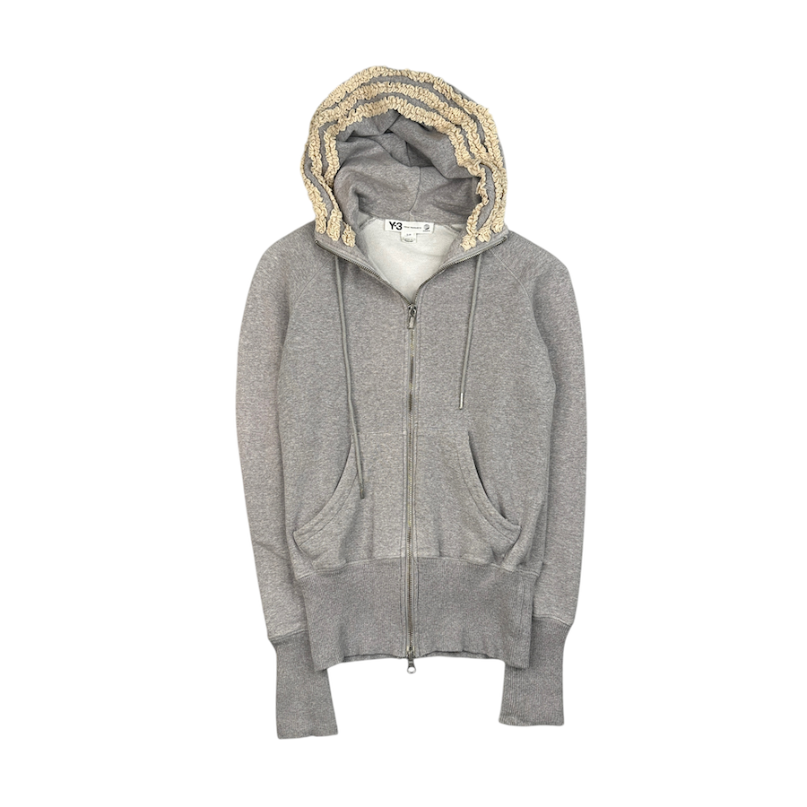 (S) ADIDAS Y-3 2010 ZIP HOODIE - GREY
