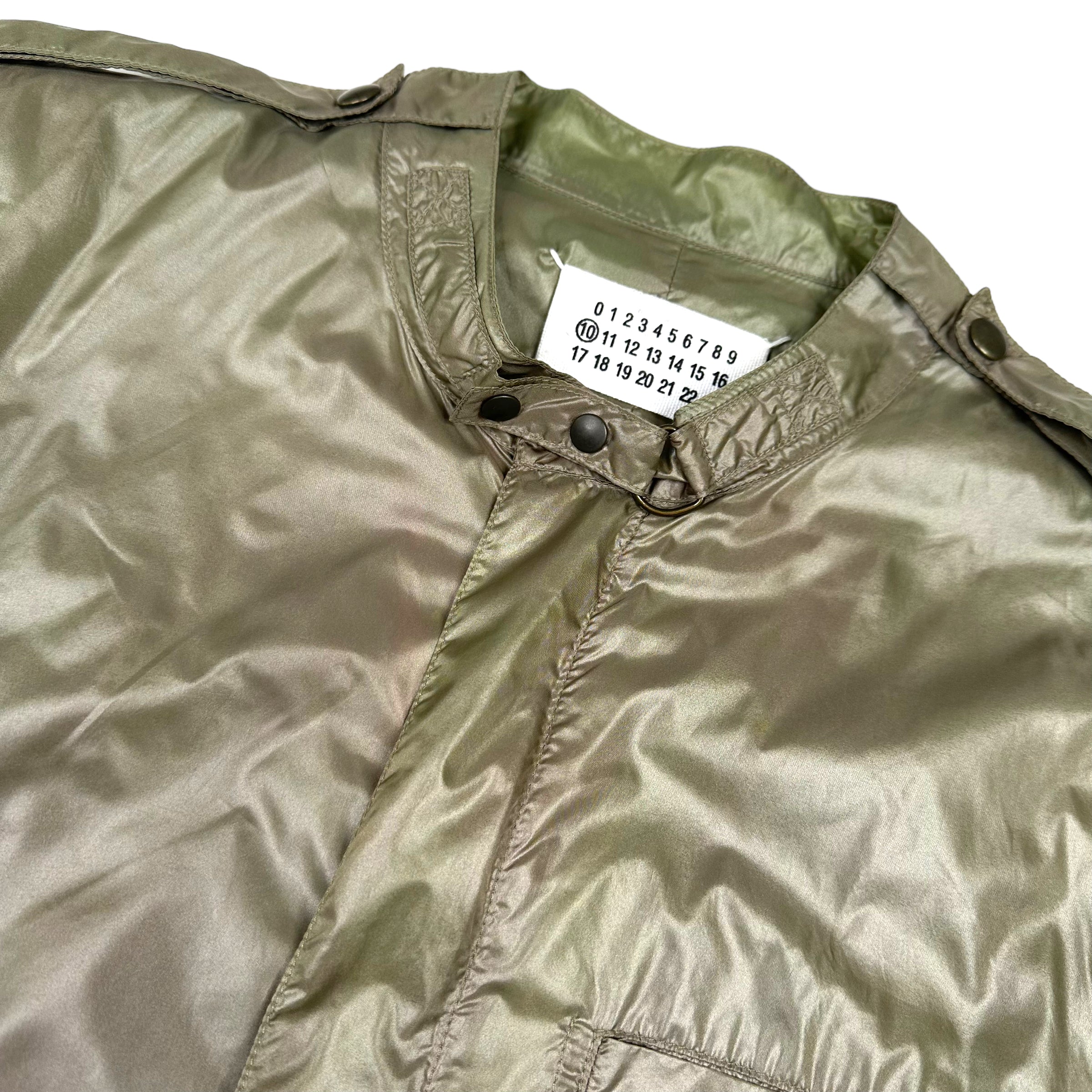 MAISON MARGIELA SS2008 NYLON BIKER JACKET