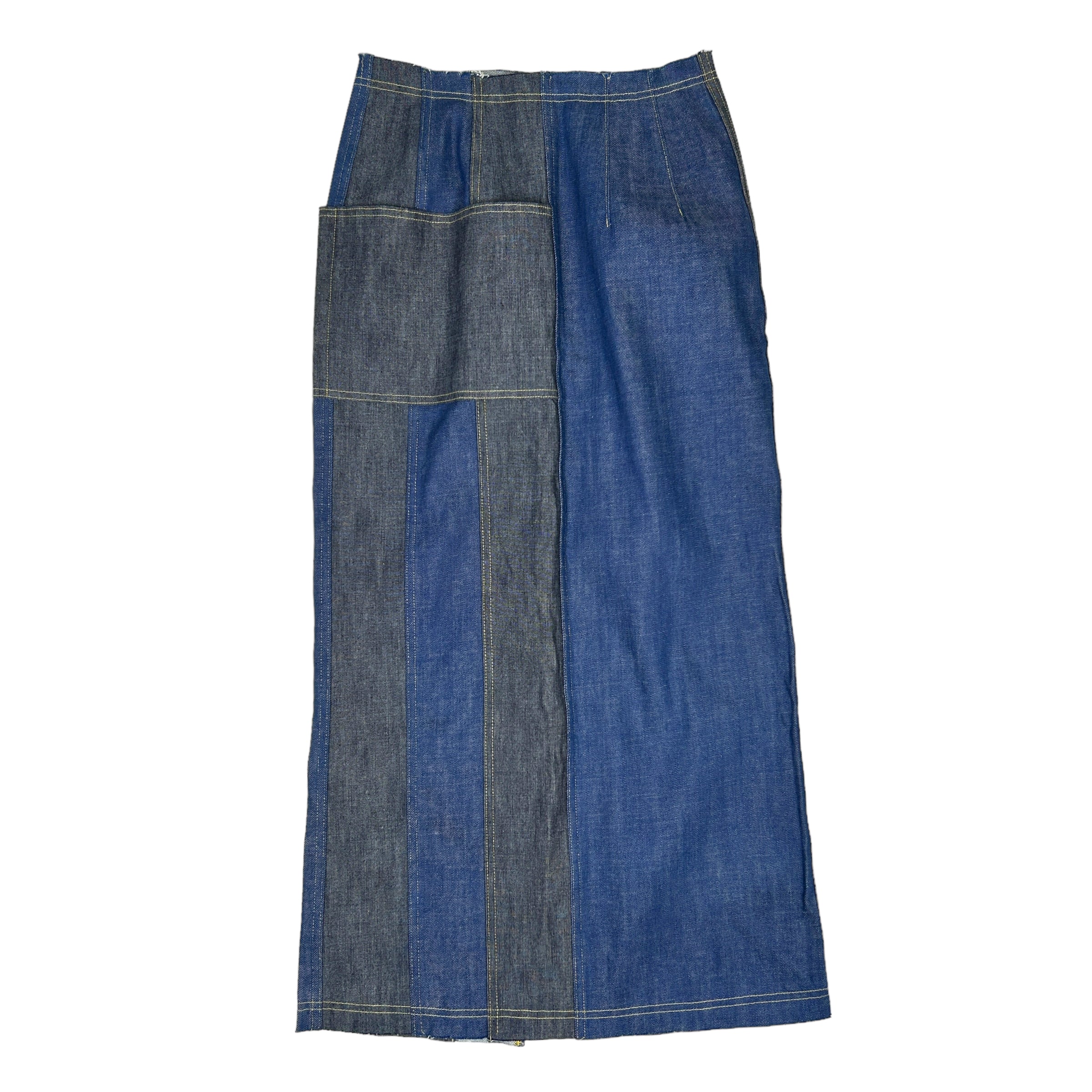 KAPITAL MOTTANAI DENIM SKIRT