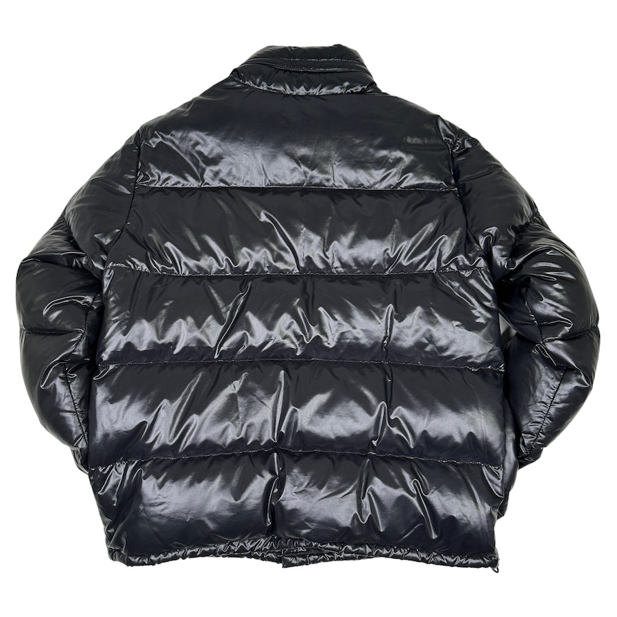 (4) MONCLER BLACK EVEREST DOWN JACKET