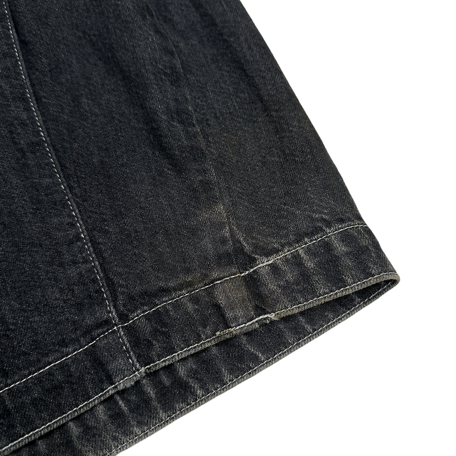 (2) NEEDLES 6OZ GREY WASH DENIM H.D PANTS