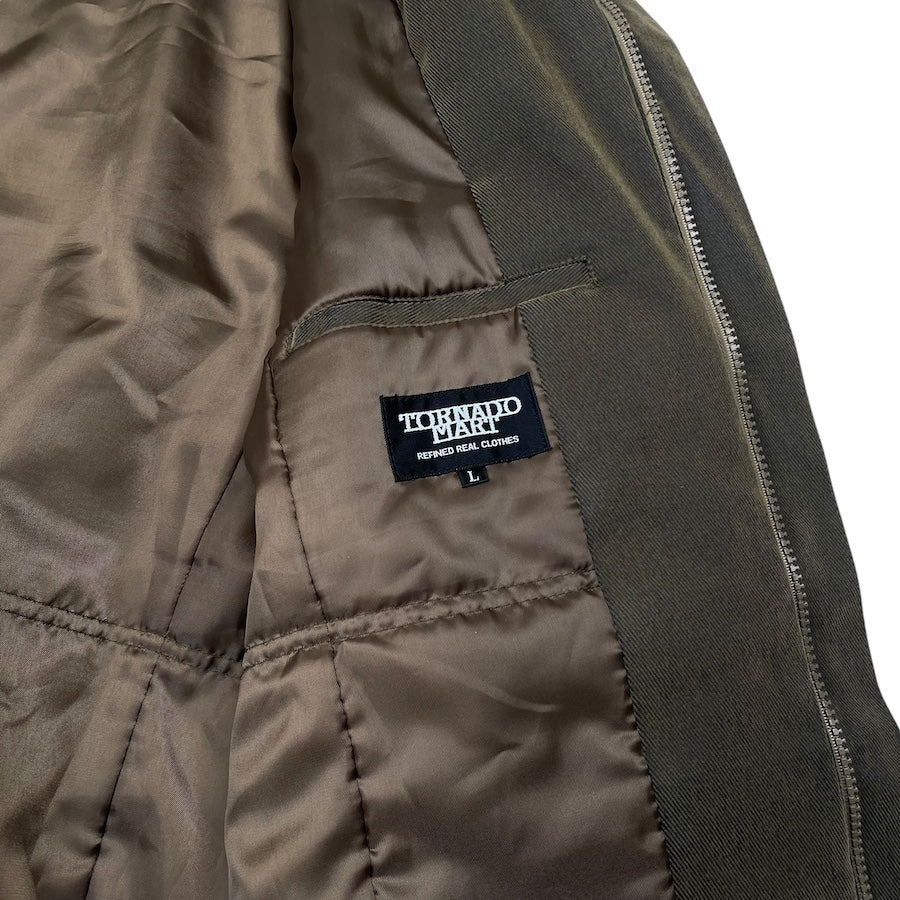 TORNADO MART HOOD SATIN TONE JACKET 4UFY