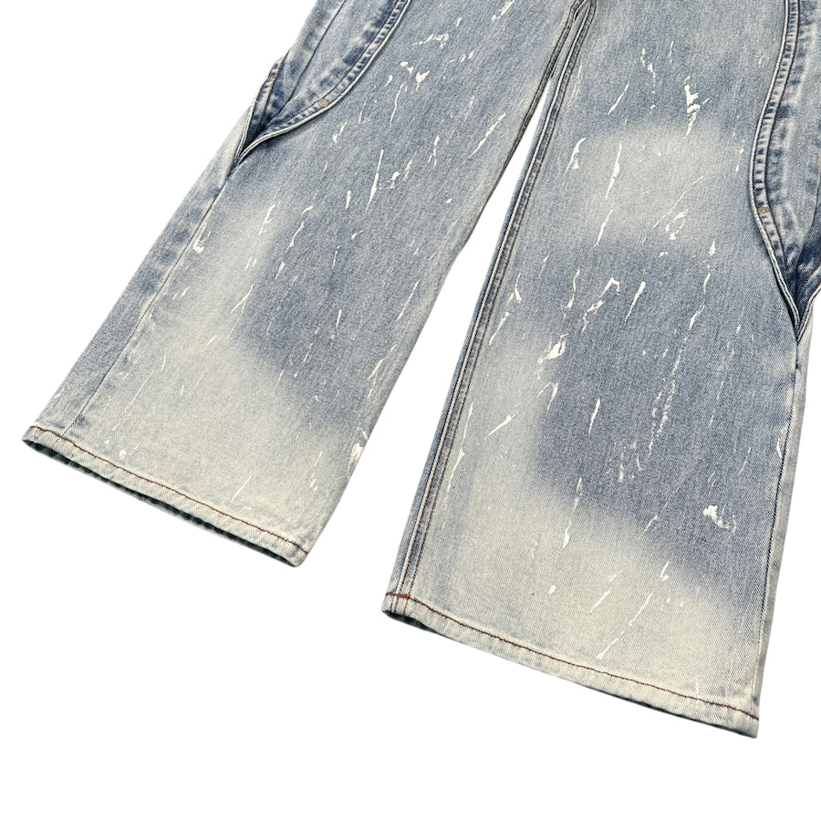 ANDERSSON BELL PAINT SPLATTER DENIM - LIGHT WASH