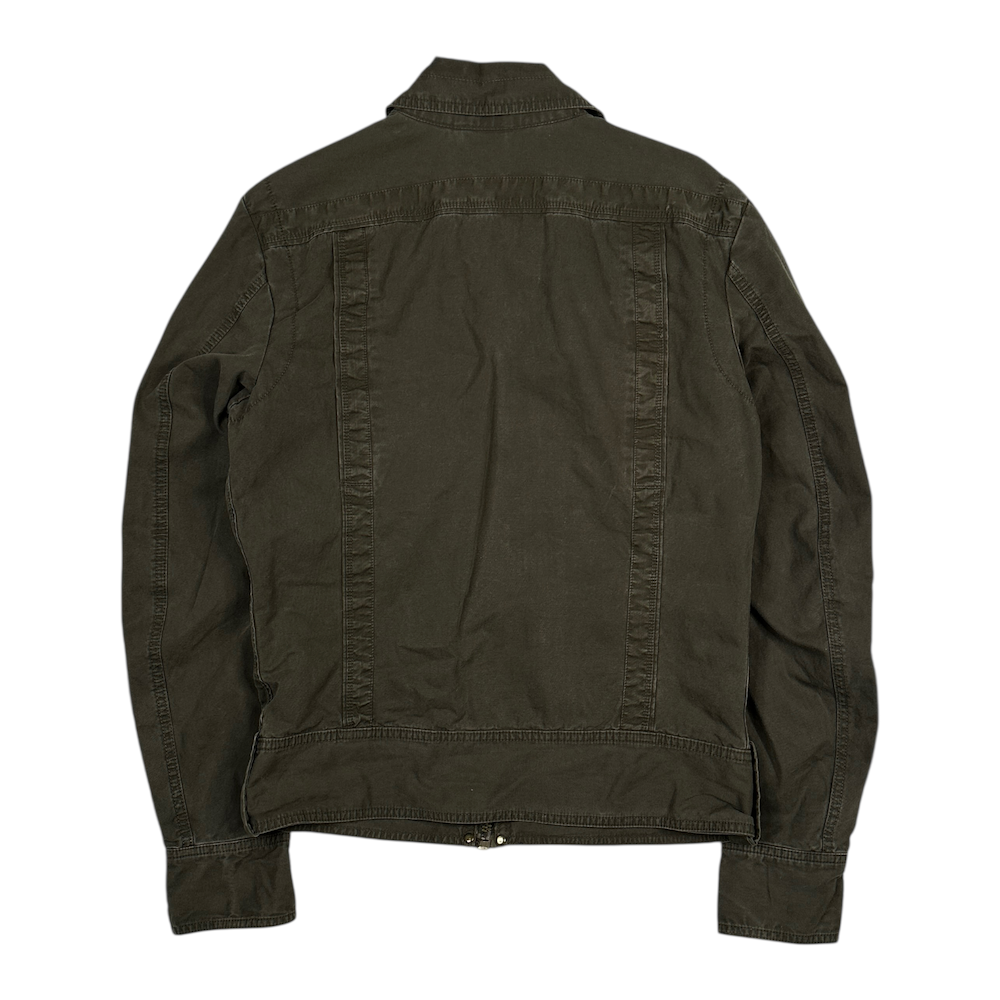 DIESEL MILITARY ZIP-UP JACKET - KHAKI