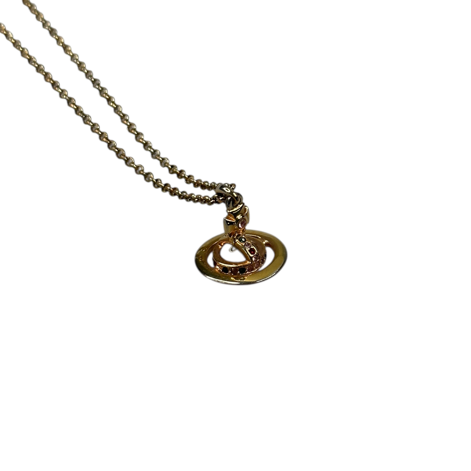 VIVIENNE WESTWOOD PETITE ORB NECKLACE - GOLD PLATED (I)