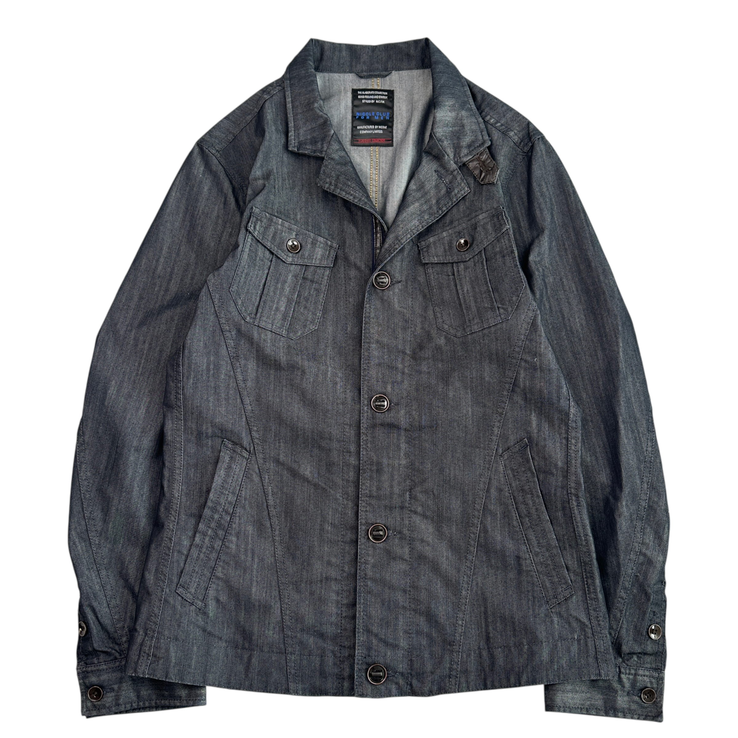 (48) NICOLE CLUB FOR MEN BUTTON UP BLAZER JACKET