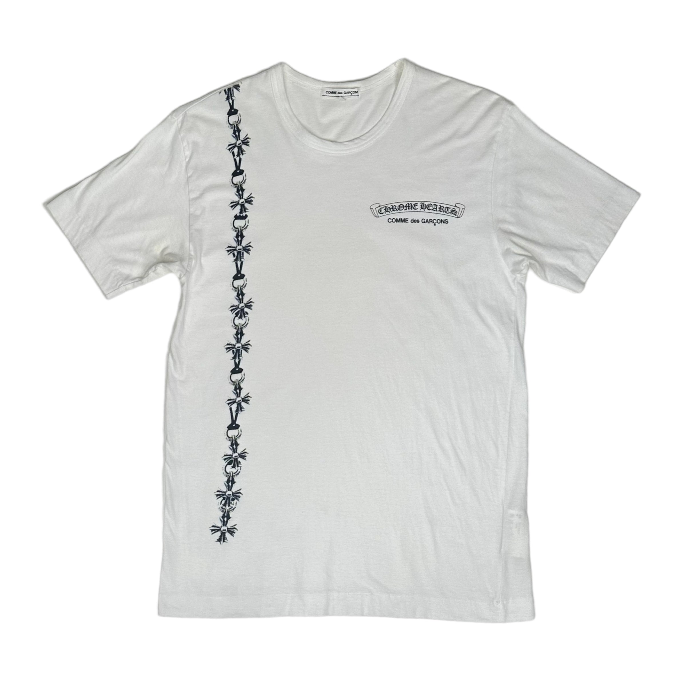 CHROME HEARTS X COMME DES GARCONS TEE - WHITE