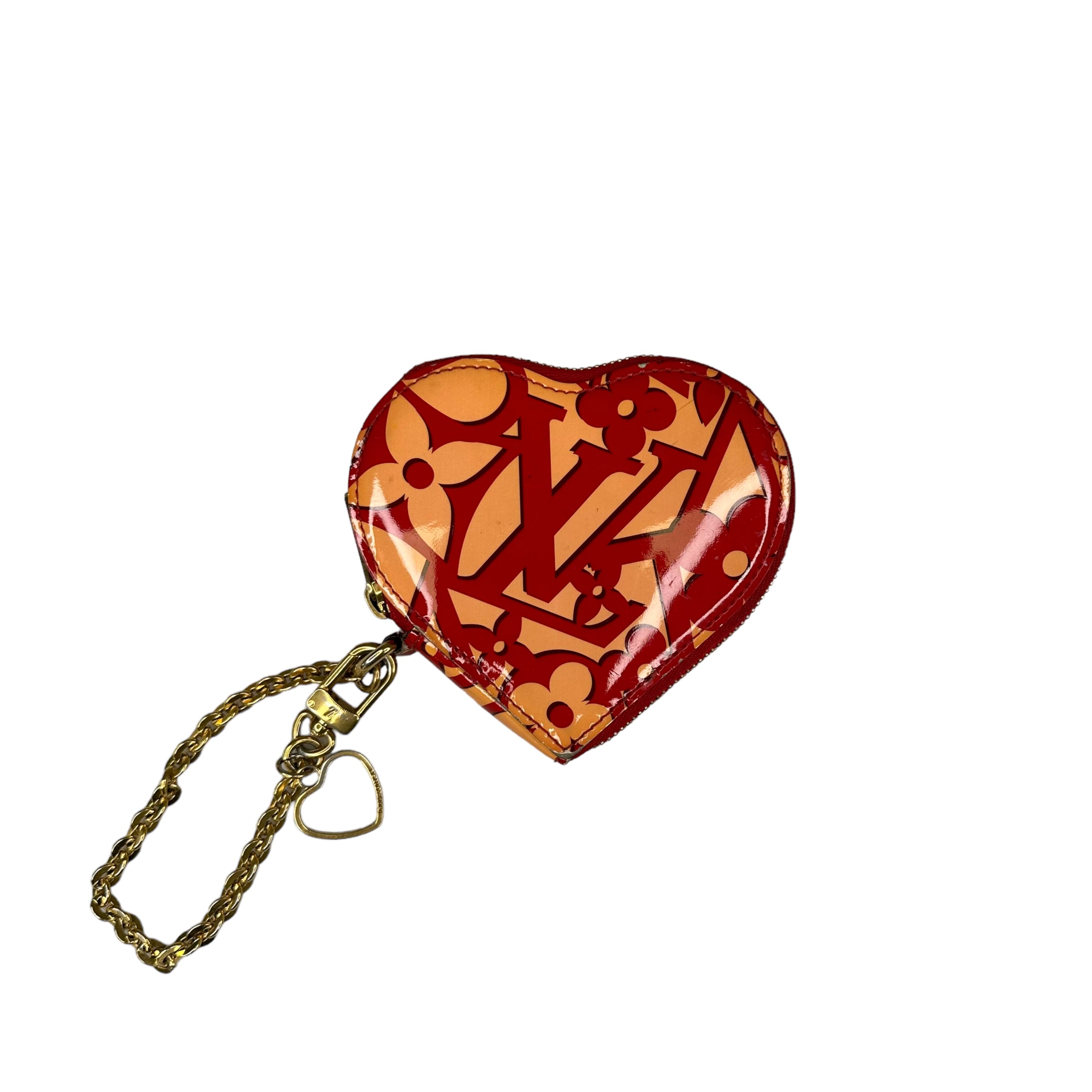 (RARE) LOUIS VUITTON HEART KEY POUCH