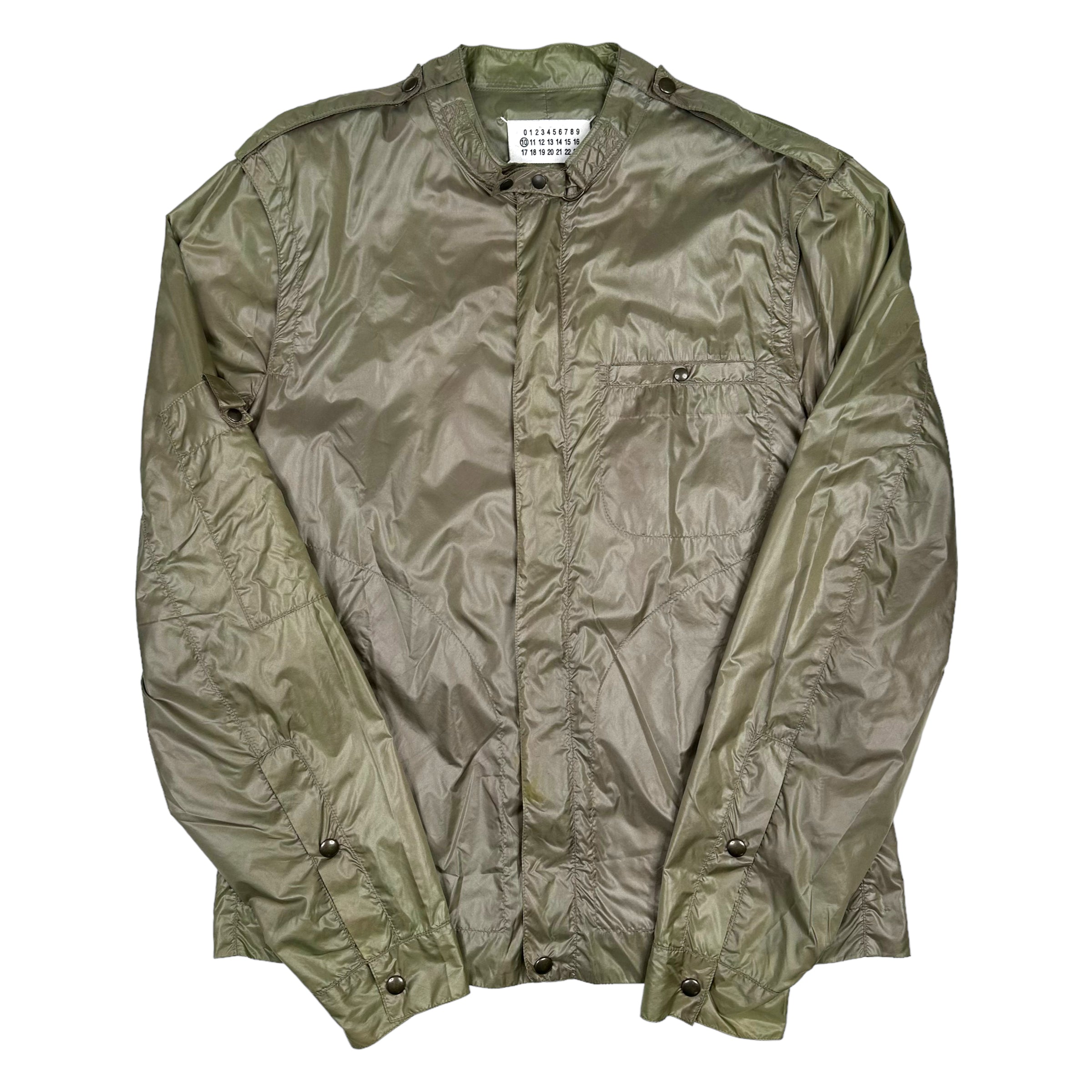 MAISON MARGIELA SS2008 NYLON BIKER JACKET