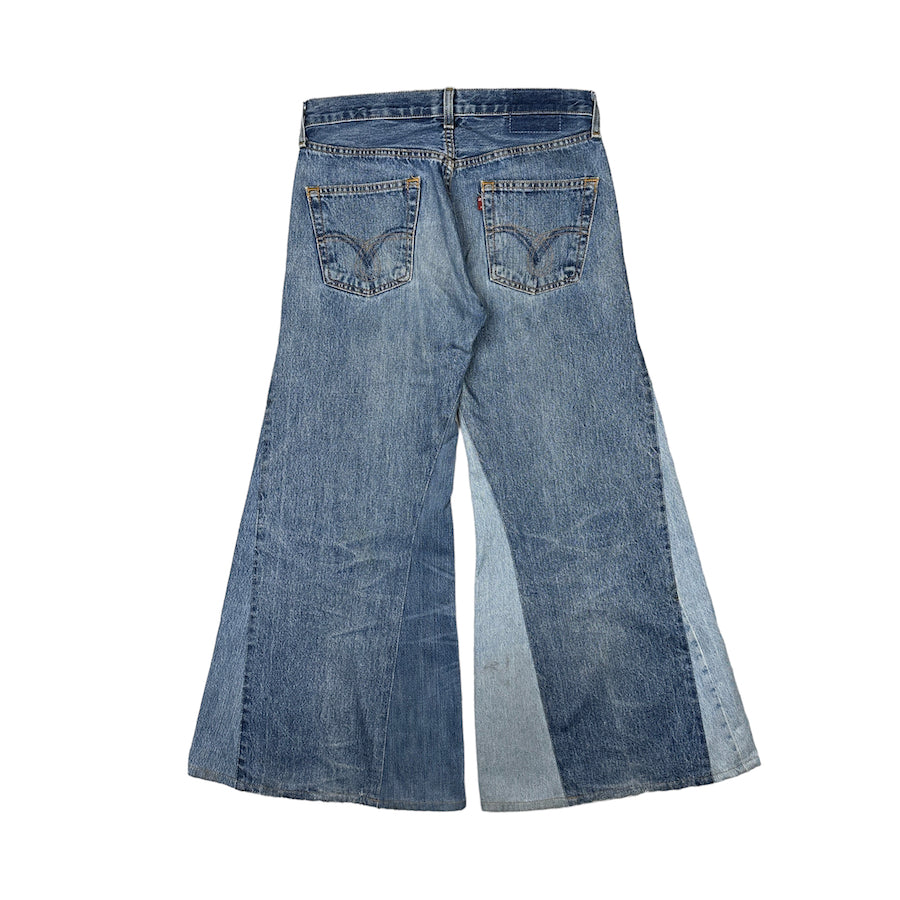 REBUILD BY NEEDLES LIGHT WASH FLARED DENIM