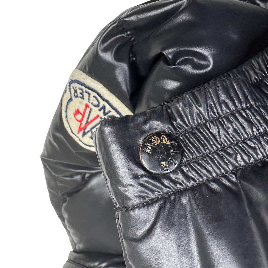 (4) MONCLER BLACK EVEREST DOWN JACKET