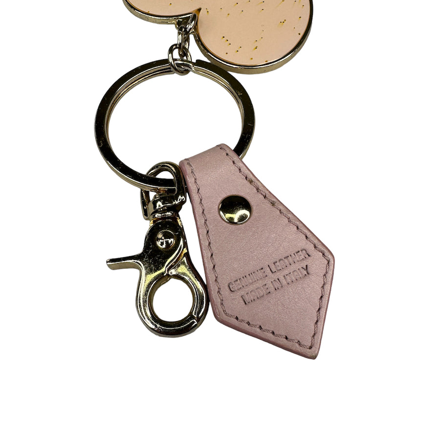 VIVIENNE WESTWOOD SAND ORB-IN-HEART KEYCHAIN