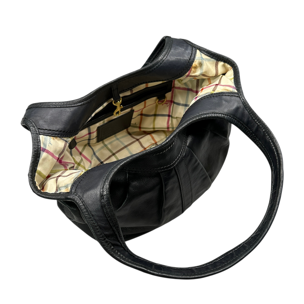 COACH LEATHER SHOULDER BAG