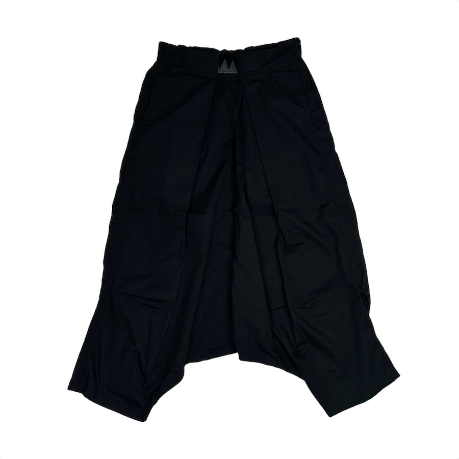 KAPITAL COMBED COTTON EASY BEACH PANTS - BLACK