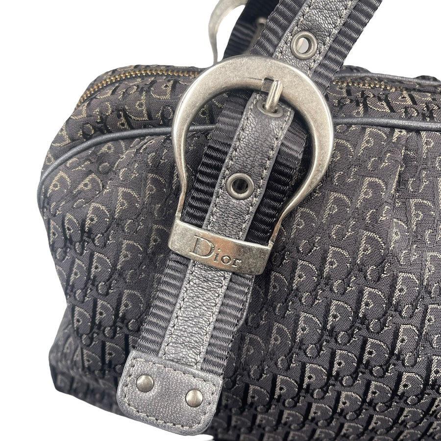 DIOR MONOGRAM TROTTER BAG BLACK