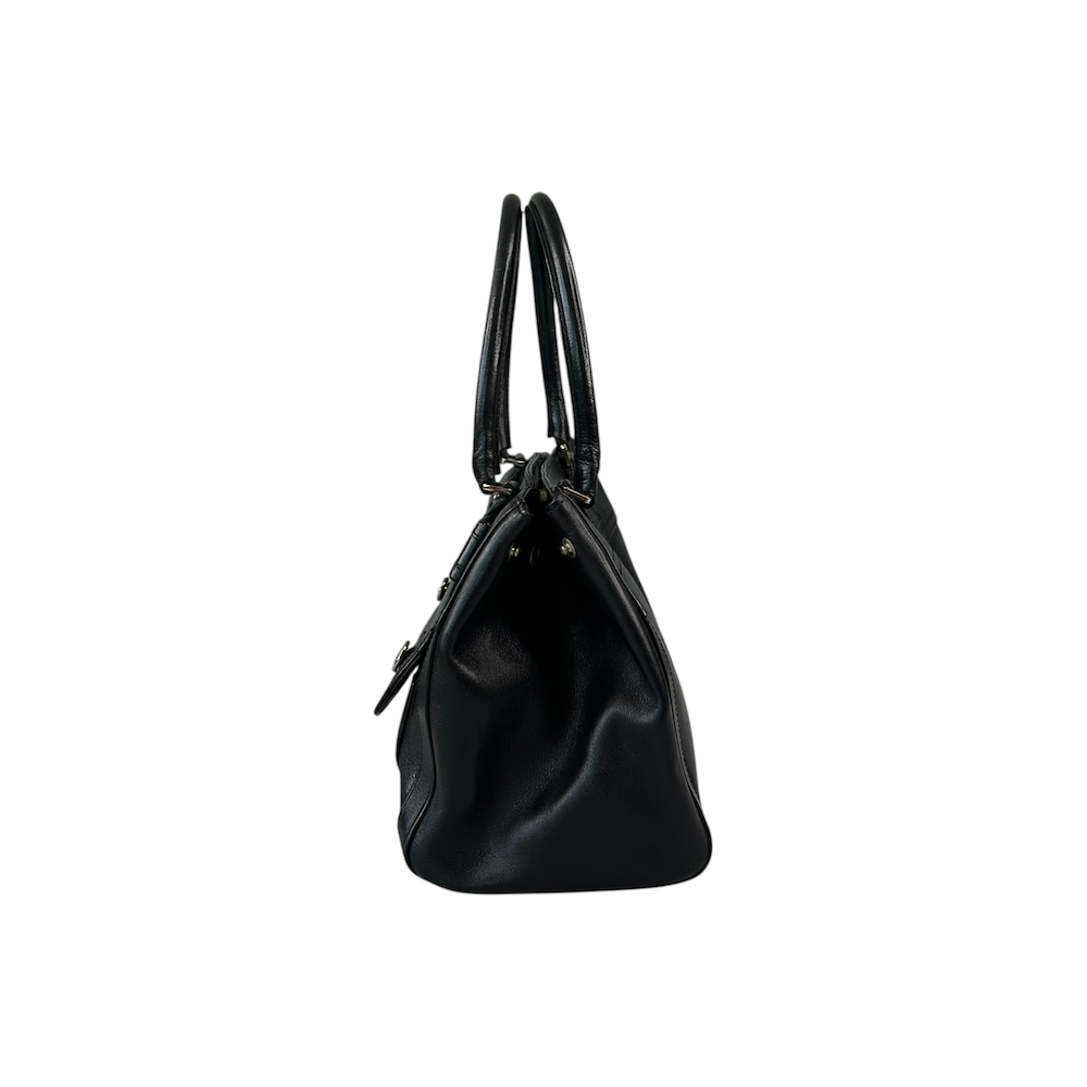 DIOR 2005 FLIGHT LEATHER HANDBAG