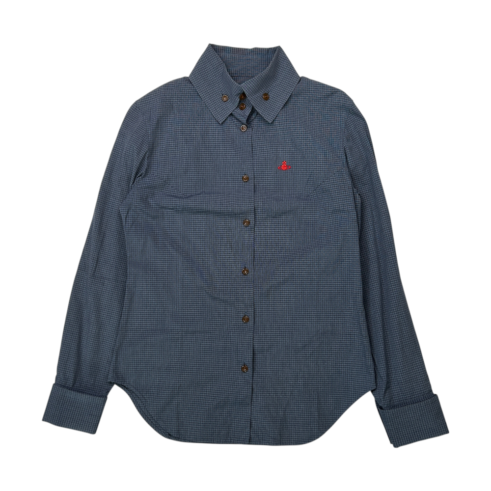 (2) VIVIENNE WESTWOOD RED LABEL BUTTON SHIRT - CHECKERED