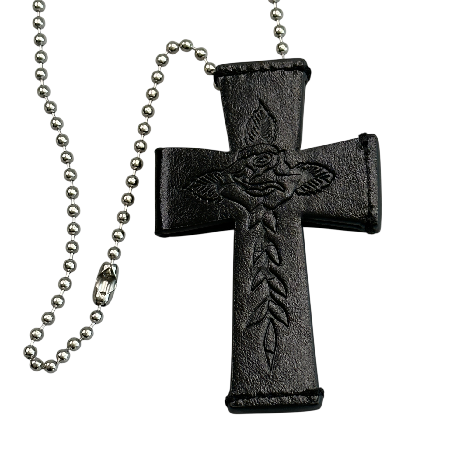 SCULPTOR X ED HARDY LEATHER STRAP WALLET - BLACK