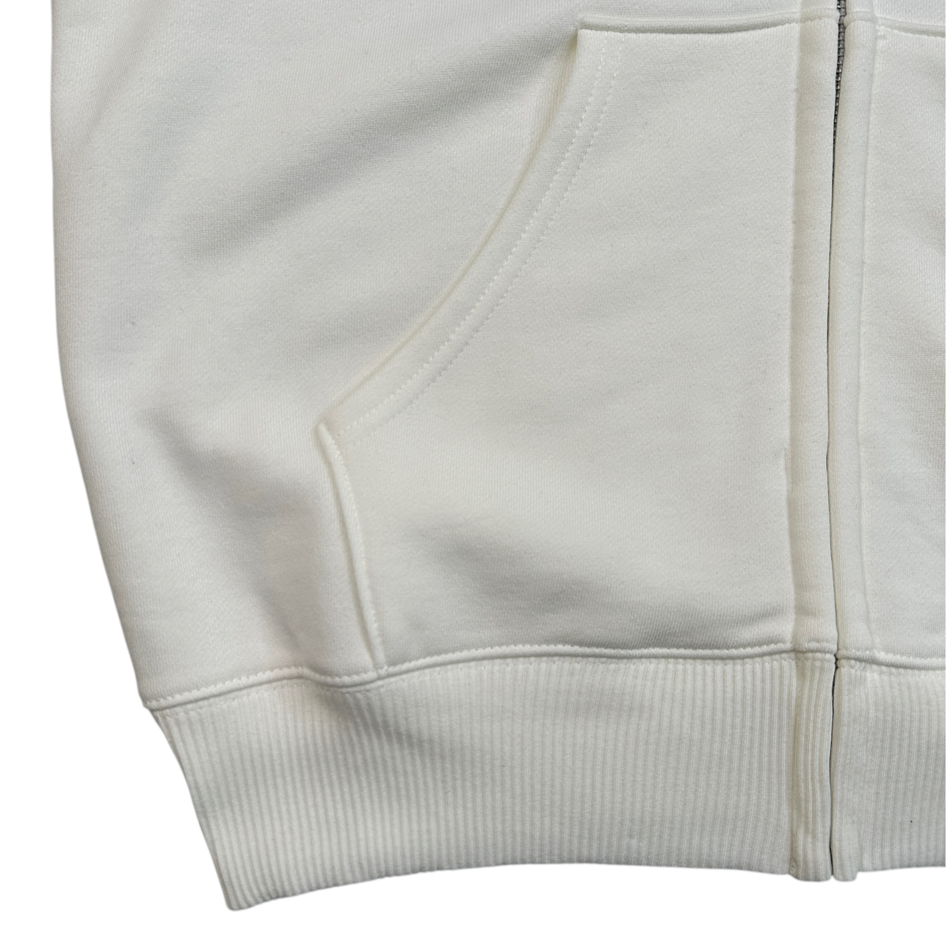 (NEW) AVIREX LOGO ZIP HOODIE - WHITE
