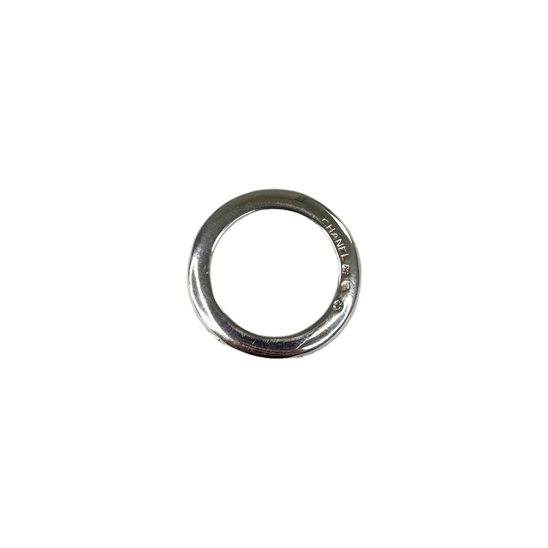 CHANEL NARROW BAND RING - STERLING SILVER