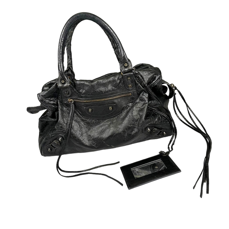 BALENCIAGA BLACK CITY BAG ND89