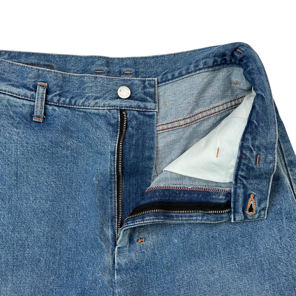 SHINYA KOZUKA ULTRA-WIDE DENIM ORDINARY CITY PANTALON