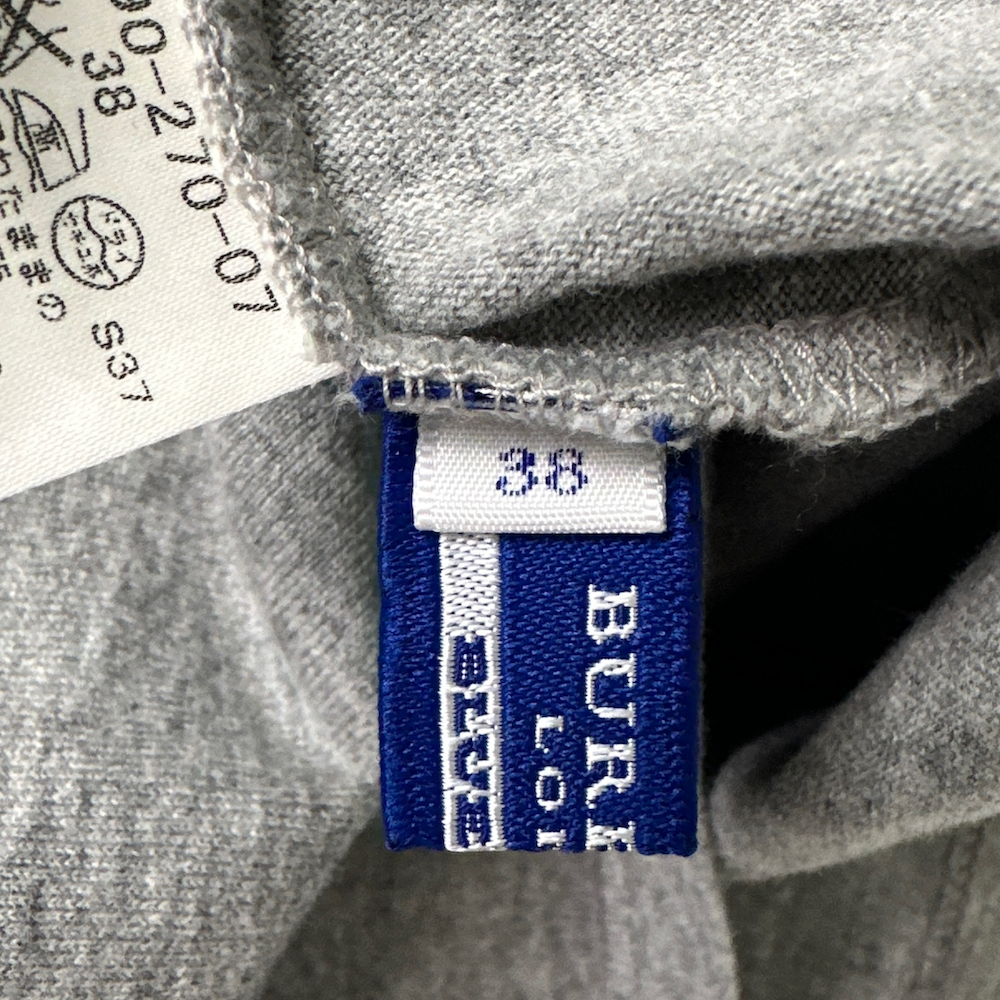 BURBERRY BLUE LABEL HALTER TIE TANK - GREY