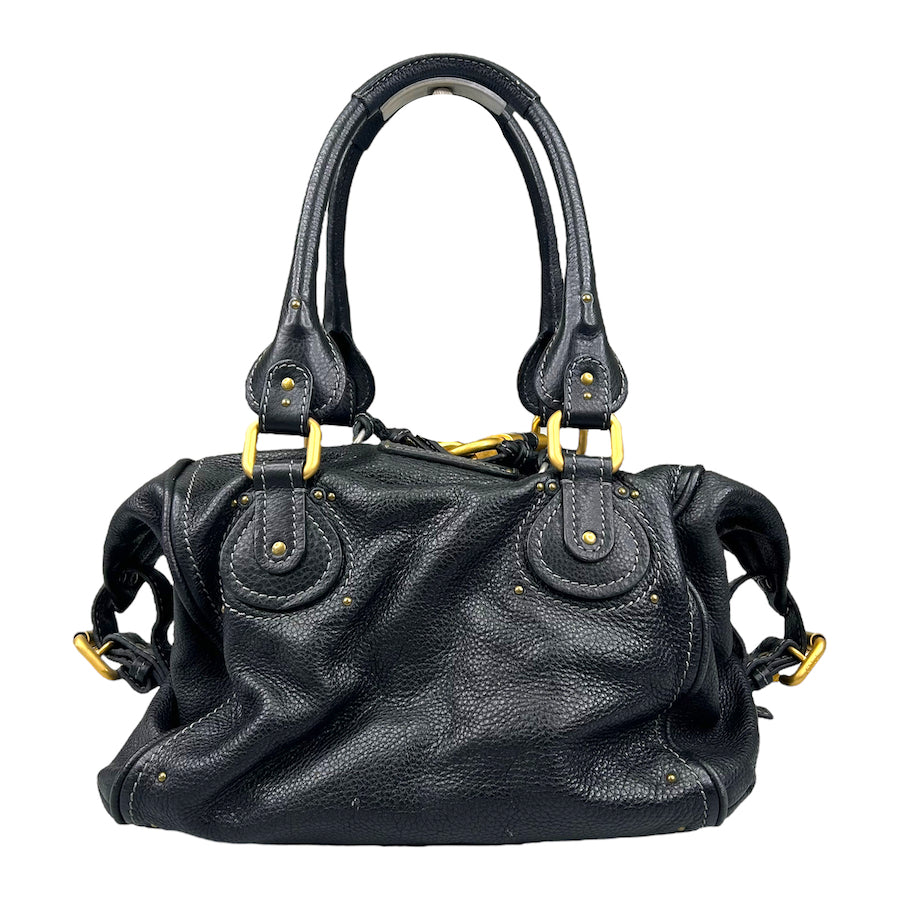 CHLOE BIG LOCK HANDBAG LEATHER