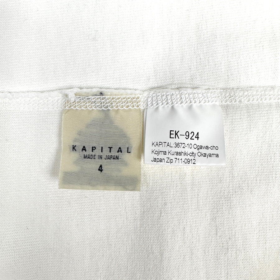 KAPITAL WHITE ARMY RATION TEE (4)