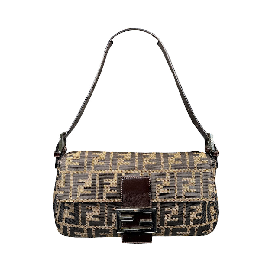 FENDI ZUCCA CANVAS BAGUETTE BAG 02HF8