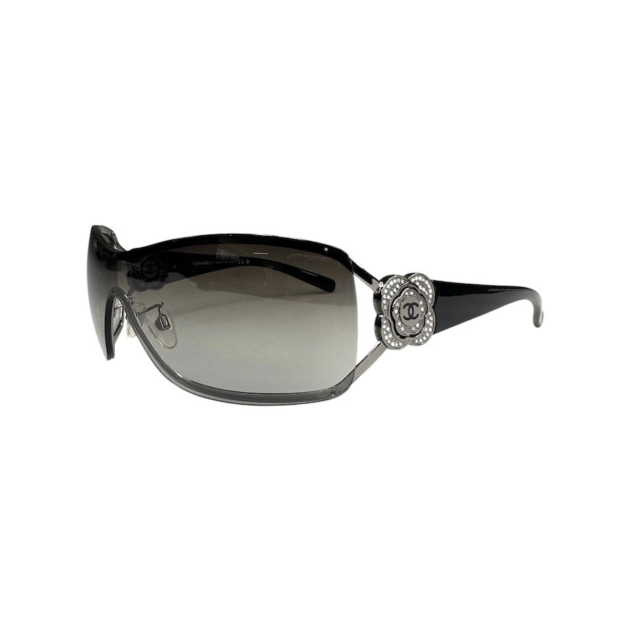 CHANEL 4164-B RHINESTONE FLOWER SUNGLASSES