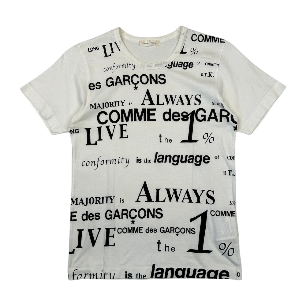 COMME DES GARCONS 2003 T-SHIRT