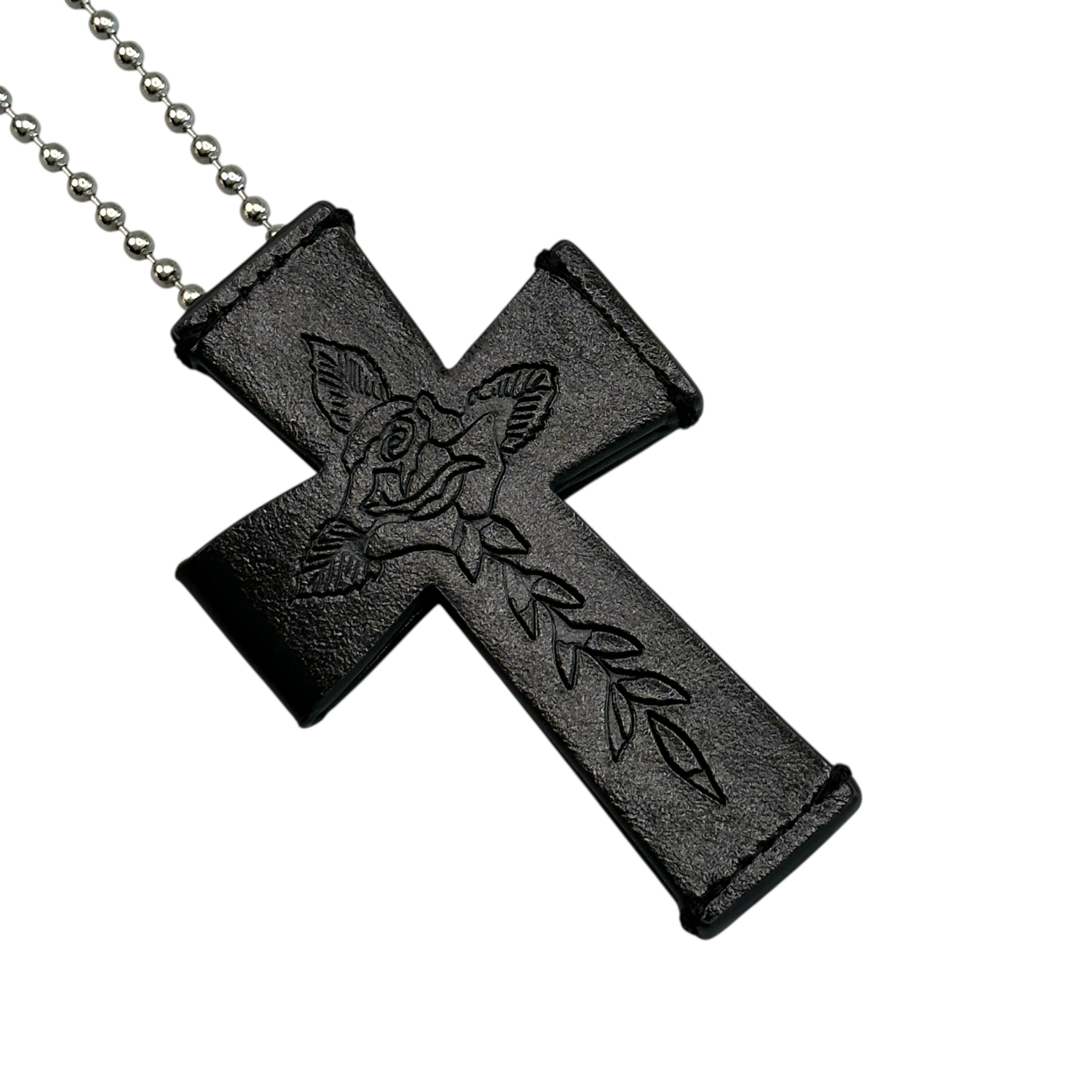 SCULPTOR X ED HARDY LEATHER STRAP WALLET - BLACK