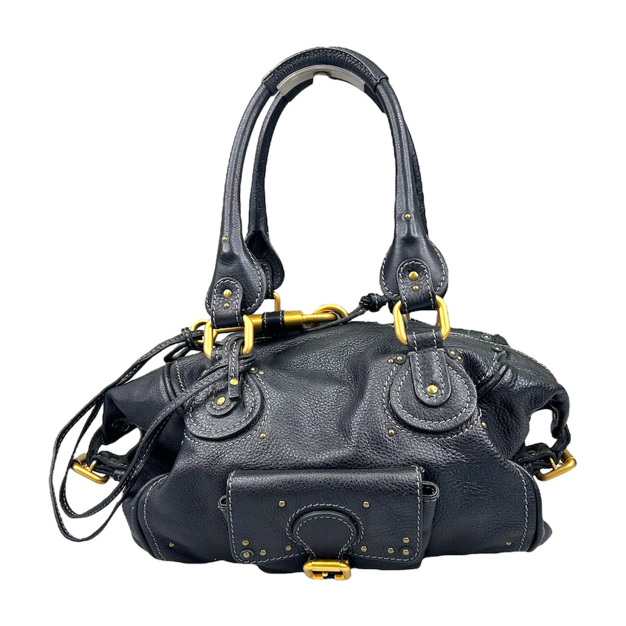 CHLOE BIG LOCK HANDBAG LEATHER